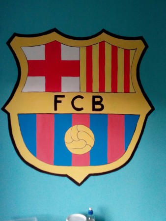 Logo Barcelona - camera baieti